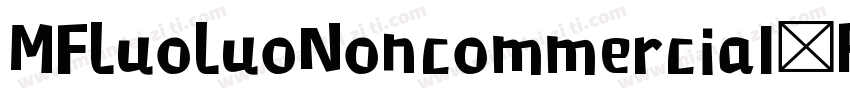 MFLuoLuoNoncommercial Regular字体转换